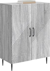 vidaXL Πλαϊνό γραφείο Γκρι Sonoma 66 x 34,5 x 89,5 εκ