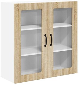 vidaXL Ραφιέρα τοίχου LUCCA Sonoma Δρυς 80 x 31 x 80 εκ.