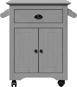 vidaXL Καροτσάκι κουζίνας BODO Γκρι 72x45x80 cm
