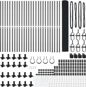 vidaXL Στύλος Περιφράξεων Γκρι