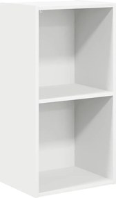 vidaXL Βιβλιοθήκη Λευκό 40x30x76,5 cm Ξύλινη κατασκευή