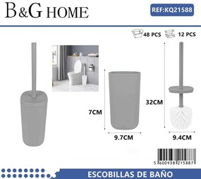 Βουρτσάκι τουαλέτας - Πιγκάλ - Grey - 21588