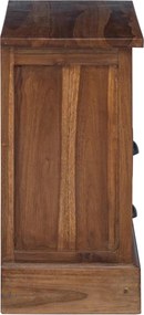 vidaXL Ντουλάπι αποθήκευσης Φυσικό 60 x 30 x 60 cm Στερεό Ξύλο Τίκ