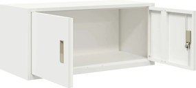 vidaXL Ντουλάπι αποθήκευσης Λευκός 90 x 40 x 40 εκ Ατσάλι