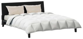 vidaXL Πάπλωμα Άλλο με μαξιλάρι 3 pcs Λευκό 240 x 220 cm Πούπουλο