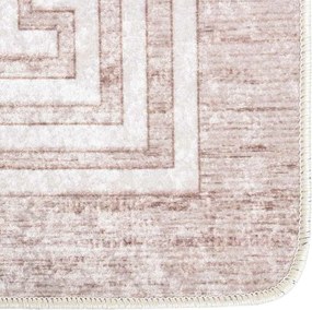 vidaXL Χαλί Πλενόμενο Μπεζ 190 x 300 εκ.