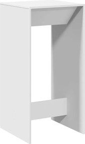 vidaXL Τραπέζι Μπαρ Λευκό 51x50x103,5 εκ. Επεξ. Ξύλο