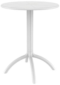 SIESTA OCTOPUS Φ60Χ75εκ.WHITE ΤΡΑΠΕΖΙ ΠΟΛ/ΝΙΟΥ Φ60Χ75εκ.20.0163