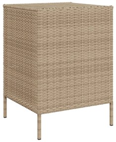 ΝΤΟΥΛΑΠΙ ΑΠΟΘΗΚΕΥΣΗΣ ΚΗΠΟΥ BEIGE 55X59X80 ΕΚ. ΣΥΝΘΕΤΙΚΟ ΡΑΤΑΝ 365554