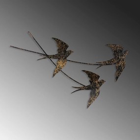 Decorative Metal Wall Accessory Wallow 2 Multicolor