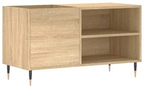 vidaXL Δισκοθήκη Sonoma Δρυς 85 x 38 x 48 εκ. από Επεξεργασμένο Ξύλο