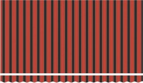 vidaXL Αναδιπλούμενη τέντα Πορτοκαλί 350 x 200 cm ύφασμα