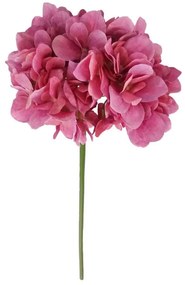 Τεχνητό Λουλούδι Ορτανσία 8251-7 53cm Fuchsia Supergreens Πολυαιθυλένιο,Ύφασμα