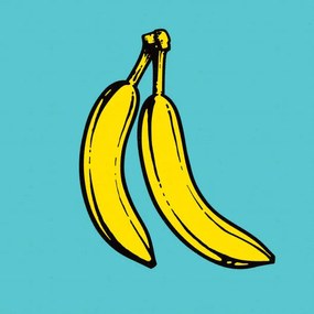 Εικονογράφηση Bananas Pop Art illustration, Man_Half-tube