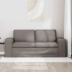 vidaXL Καναπές 140cm Taupe Μέταλλο