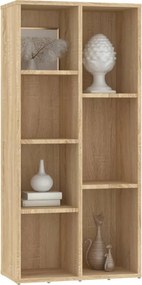vidaXL Βιβλιοθήκη Χρώμα Sonoma Δρυς 50x25x106 εκ. από Επεξ. Ξύλο