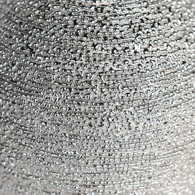 Βάζο ArteLibre Ασημί Κεραμικό Φ9x15cm Σε 3 Σχέδια