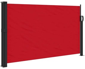 vidaXL Σκίαστρο Πλαϊνό Συρόμενο Κόκκινο 120 x 600 εκ.