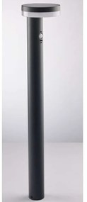 Φωτιστικό Δαπέδου Enya LED-ENYA-P80 5,5W Led Με Ηλιακό Πάνελ &amp; Αισθητήρα Φ15,5cm 80cm Anthracite Int