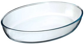 Πυρίμαχο Σκεύος Οβάλ (35x24.5x6.4) F-V Glass Dish 59074