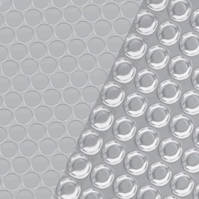Κάλυμμα Πισίνας Ορθογώνιο Ασημί 1000x600 εκ. από Πολυαιθυλένιο - Ασήμι