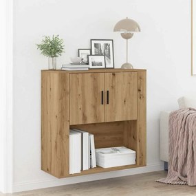 vidaXL Ντουλάπα Τοίχου Καλλιτεχνικού Δρυός 80x33x80 εκ. Μοριοσανίδα