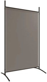 Διαχωριστικό Δωματίου με 5 Πάνελ Ανθρακί 433x180 εκ. από Ύφασμα - Ανθρακί