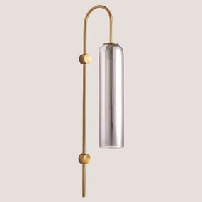 ΑΠΛΙΚΑ ΤΟΙΧΟΥ 1XE27 Max 10W 10X70 SMOKY/ΧΡΥΣΟ ARTE ILLUMINA CALLIOPE Eurolamp 144-56000