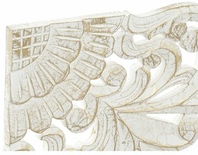 Κεφαλάρι κρεβατιού DKD Home Decor Λευκό Χρυσό Ξύλο Ξύλο MDF 151 x 2 x 60 cm