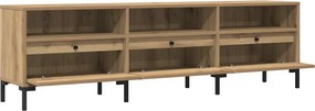 vidaXL Έπιπλο Τηλεόρασης τεχνίτης Δρυς 150x30x44,5 εκ