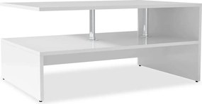 vidaXL Τραπεζάκι Σαλονιού Λευκό 90 x 59 x 42 εκ. Επεξ. Ξύλο
