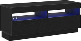 vidaXL Ντουλάπι TV Μαύρη Οξυά 100 x 35 x 40 εκ Επεξεργασμένο ξύλο