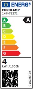 Λάμπα LED Eurolamp E27/4W/3000K/840Lm 147-78371