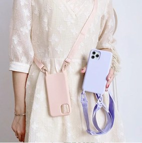 Θήκη Σιλικόνης με Strap CarryHang Sonique Apple iPhone 12 Pro Max Γαλάζιο