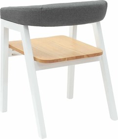 vidaXL Καρέκλες φαγητού 2 pcs Λευκό 54 x 57 x 73 εκ