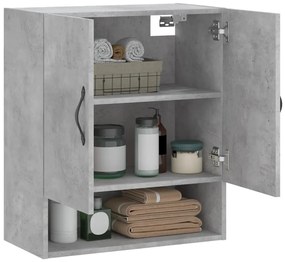 vidaXL Ντουλάπι Τοίχου Γκρι Σκυρ. 60x31x70 εκ. Επεξεργασμένο Ξύλο