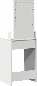 vidaXL Τραπέζι περιποίησης Λευκό 50 x 41 x 140 εκ. Επεξεργασμένο ξύλο