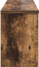 vidaXL Τοίχου Κρεμάστρα Καπνιστό Δρύς 80 x 20 x 30 cm