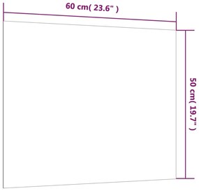 ΠΙΝΑΚΑΣ ΕΠΙΤΟΙΧΙΟΣ ΜΑΓΝΗΤΙΚΟΣ ΛΕΥΚΟΣ 60 X 50 ΕΚ. ΨΗΜΕΝΟ ΓΥΑΛΙ 347958