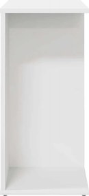 vidaXL Κομοδίνα 2 τεμ. Λευκά 46,5x29x61 εκ. από Επεξεργασμένο Ξύλο