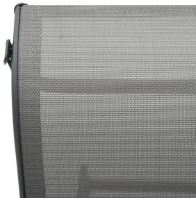 vidaXL Ξαπλώστρα από Αλουμίνιο / Textilene