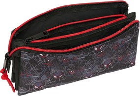 Κασετίνα Spider-Man Μαύρο 22 x 12 x 3 cm