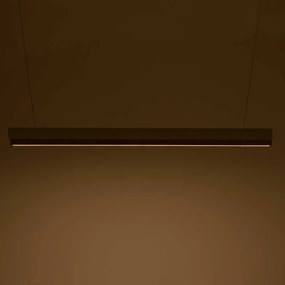 Φωτιστικό οροφής Rafmole pakoworld Led λευκό μέταλλο-ξύλο 120x7.5εκ