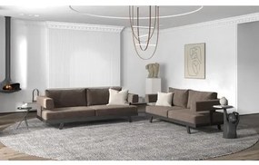 Savvidis Furniture  Διθέσιος Καναπές N4 193x90 Καφέ Rolltechnic BEST-512498692