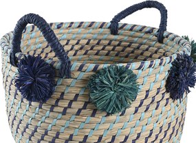 Σετ Καλαθιών DKD Home Decor πολυπροπυλένιο Πομπώματα 46 x 44 x 34 cm