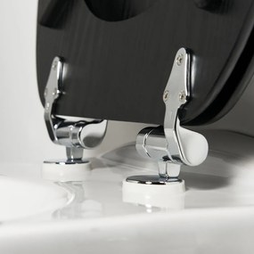 Tiger Blackwash Καπάκι Λεκάνης MDF Black 252030746