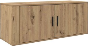 vidaXL Σετ Βαθμιδωτών Ντουλαπιών Τηλεόρασης 3 pcs Artisan Oak