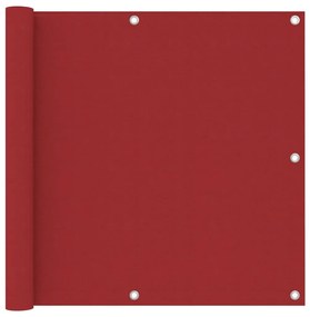 Διαχωριστικό Βεράντας Κόκκινο 90 x 300 εκ. Ύφασμα Oxford - Κόκκινο
