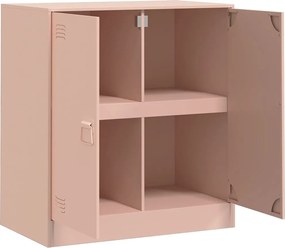 vidaXL Ντουλάπι Ροζ 67 x 39 x 73 εκ. από Ατσάλι