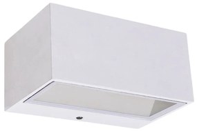 Φωτιστικό Τοίχου Gemini Small 5189102032 IP54 Led 4000K 6,5x8,9x14cm Matt White Lutec